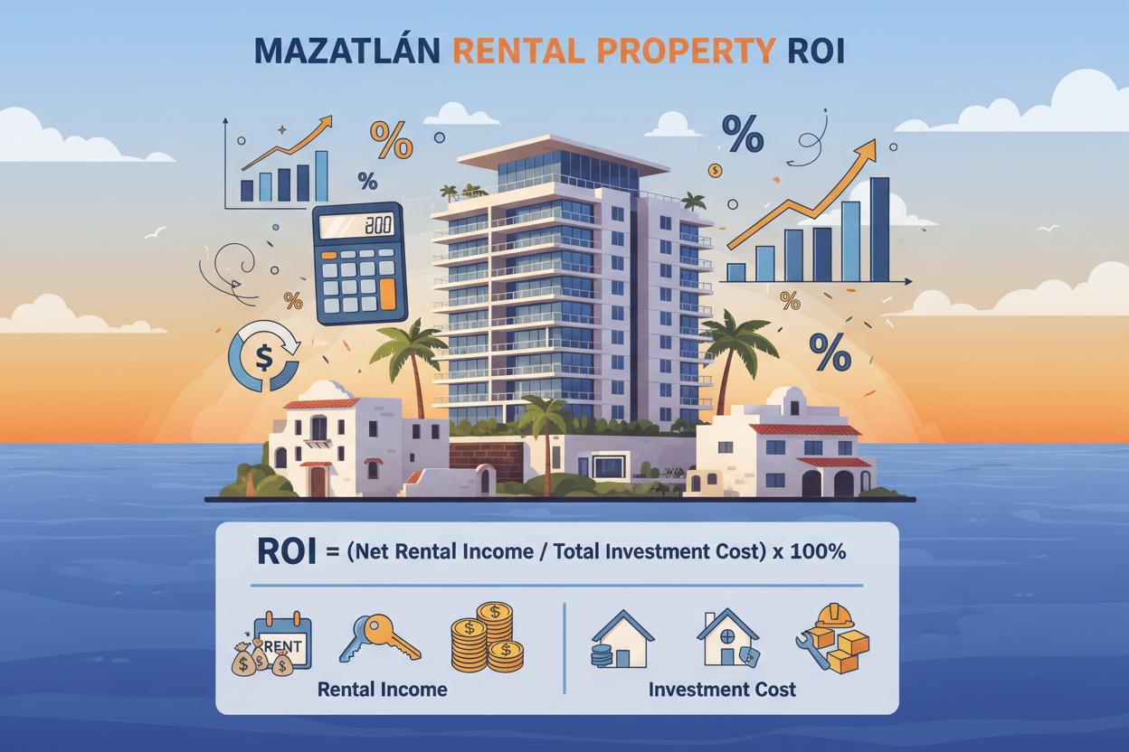 -Cómo Calcular el Retorno de Inversión (ROI) de una Propiedad para Renta en Mazatlán