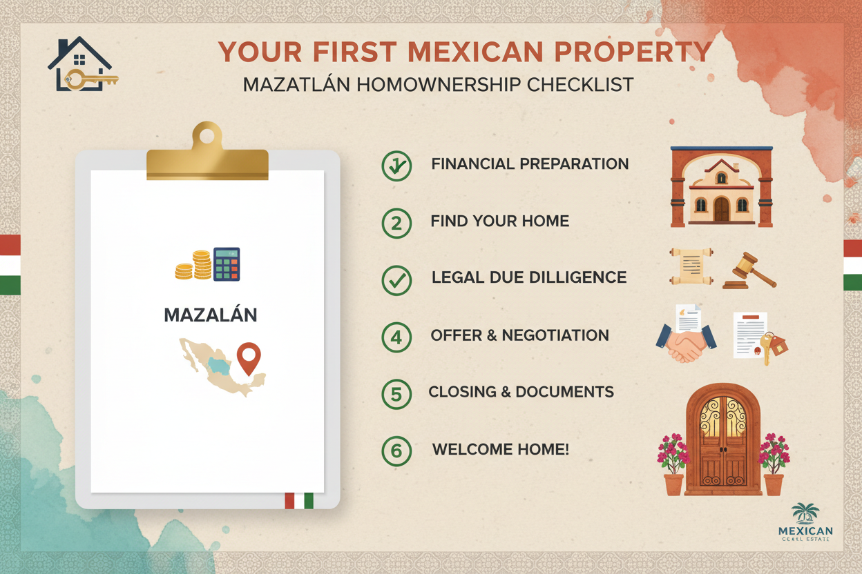 🏡 Checklist para Comprar tu Primera Propiedad en México