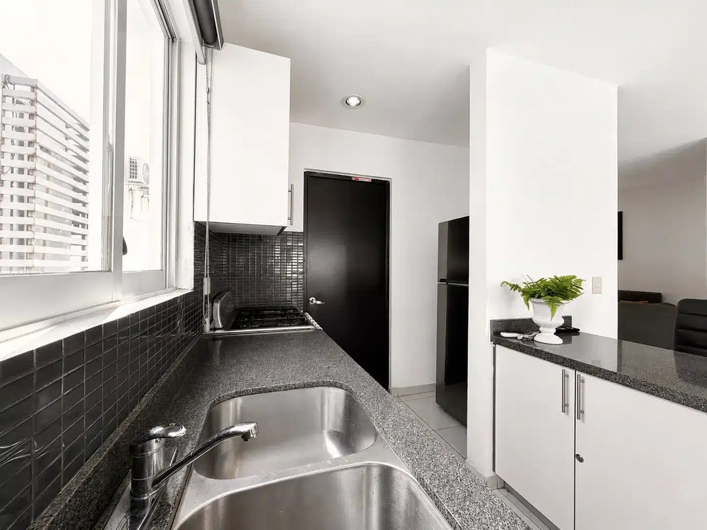 Cocina equipada con vista a la ciudad, Mazatlán