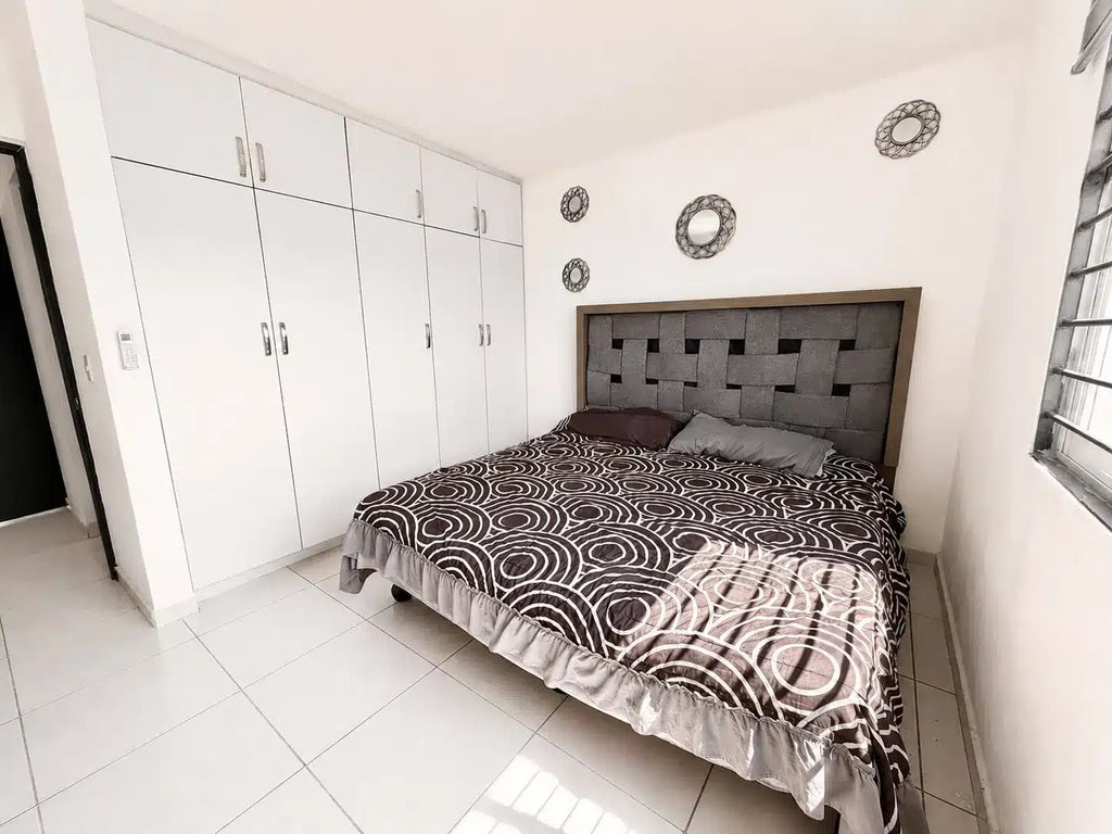 Recámara secundaria amueblada, condominio Alejandría Mazatlán