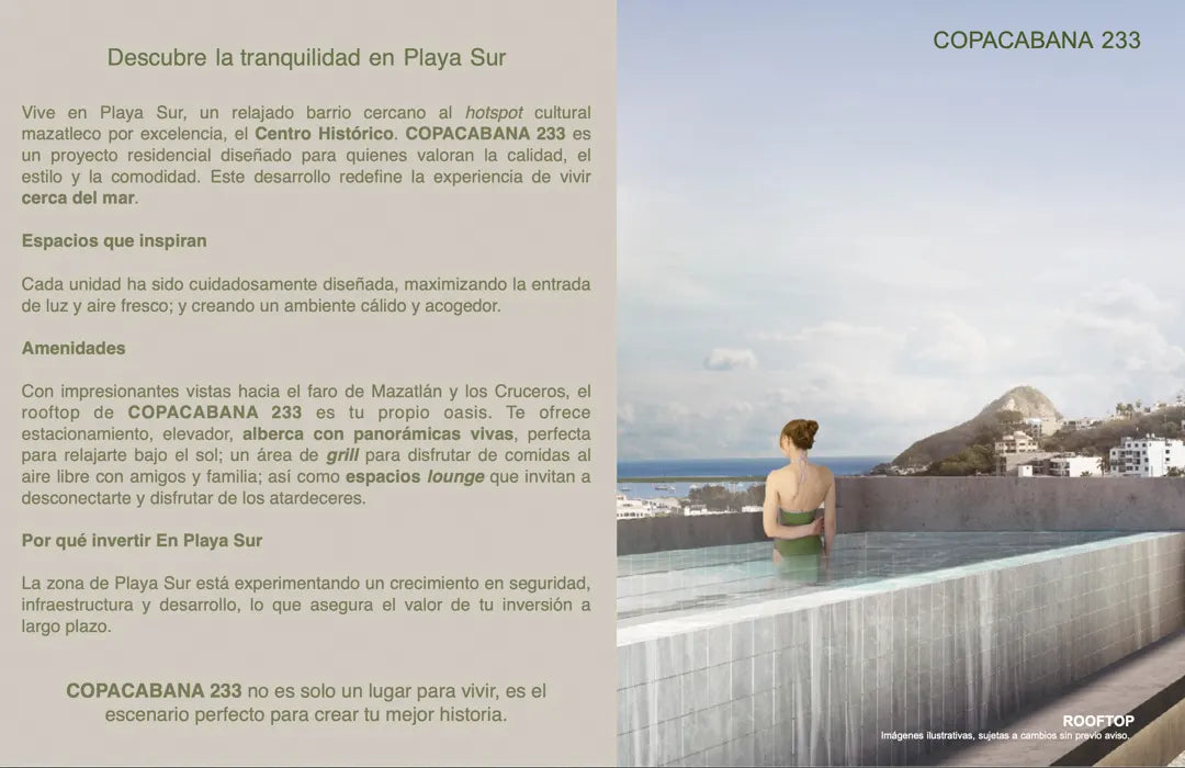 Departamentos en Venta en Playa Sur, Copacabana, cerca del Centro Historico