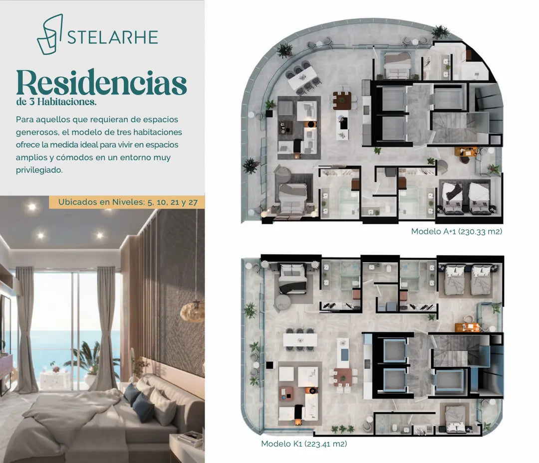 Stelarhe condominios con Vista al Mar en el malecón