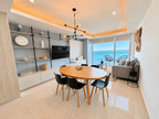 Sala comedor amueblado departamento venta Sunset View Mazatlán