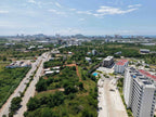 Vista panorámica de Marina Universidad y la zona norte de Mazatlán desde el aire